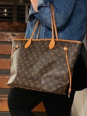 Louis Vuitton Monogram neverfull mm made in Spain